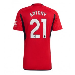 Manchester United Antony #21 Domácí Dres 2023-24 Krátký Rukáv